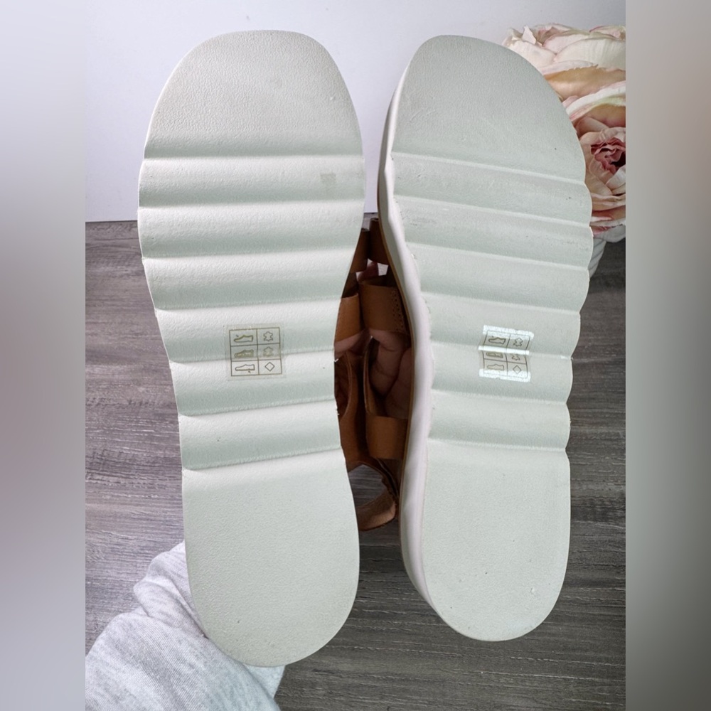 Madewell Fisherman Flatform English Saddle Leather Sandals Womens 10 $128 - Picture 9 of 9
